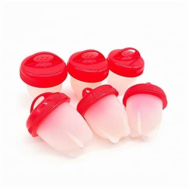 TEMPO DI SALDI 6 Cuoci Uova In Silicone Contenitore Per Cottura Uova Sode In Camicia E Altro