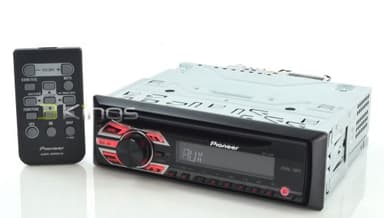 Pioneer Sintolettore CD Deh-150Mp AUX-In Frontale Diretto, 4X 50 Watt, Illuminazione Display Bianca, Illuminazione Tastiera Rossa