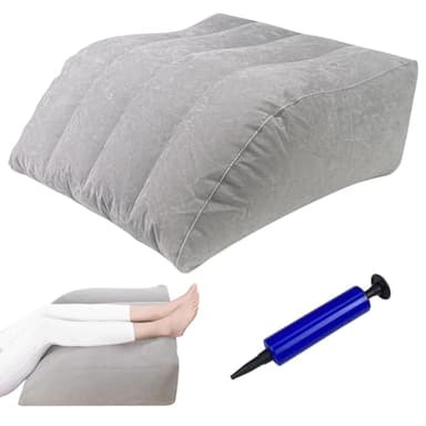 Frevoitna 65x 50 x 25 cm Cuscino per Gambe Gonfiabile, Miglioramento Della Circolazione Sanguigna, Riduce il Gonfiore, Migliora la Qualità del Sonno, Adatto per Azienti con Vena Delle Gambe