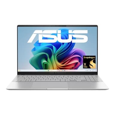 ASUS Vivobook S 15 OLED S5507QA Copilot+ PC | Display OLED 15,6" 2,8 K WQHD+ | Qualcomm Snapdragon X Elite X1E | 16 GB RAM | 1TB SSD | Win11 | QWERTZ | Silver