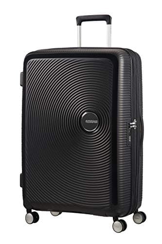 American Tourister Soundbox - Spinner L Vio espanso, 77 cm, 97/110 L, Nero (Bass Black)