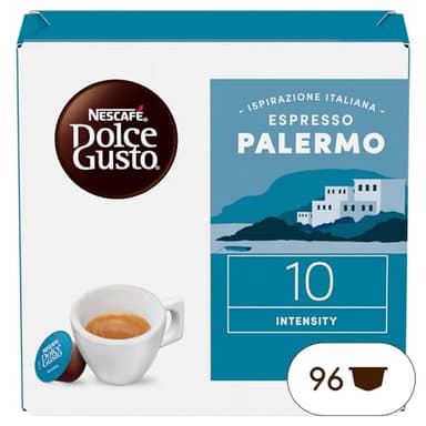 NESCAFÉ DOLCE GUSTO Espresso Palermo Caffè, 6 Confezioni da 16 capsule (96 capsule)