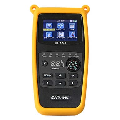 Satlink WS-6933 - Misuratore satellitare da campeggio HD DVB-S + DVB-S2 8PSK SAT EU