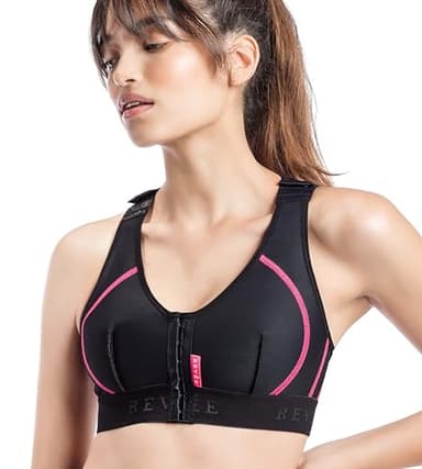 REVÉE Reggiseno Post-Operatorio - Reggiseno Donna a Fascia per Mastoplastica Additiva, Riduttiva, Sostituzione Protesi, Oncoplastica, Quadrantectomia, Bra Laetitia