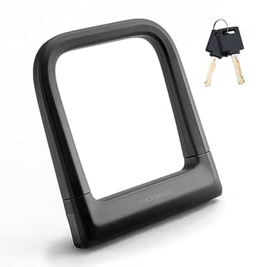 ROCKBROS Lucchetto a U per Bici, Lucchetto per Bicicletta, Lucchetto ad Alta Resistenza, Blocco a U Antifurto, Adatto per Bici, Moto, E-bike, MTB