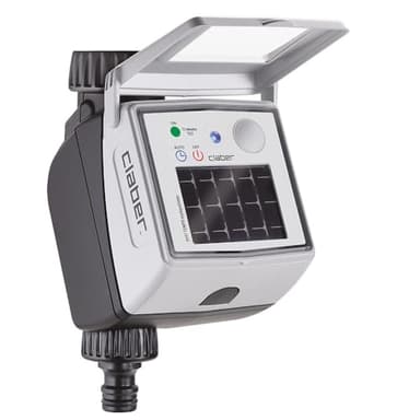 Tempo myAquaSolar Claber, programmatore a rubinetto a una via con pannello fotovoltaico