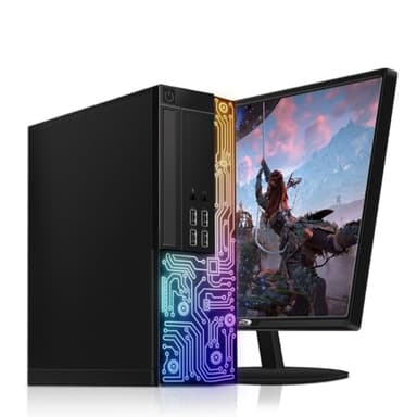 Dell PC Gamer Complet,Computer Gaming,Quad Core I5 fino a 3.6GHz, GeForce GT 1030 2GB GDDR5, RAM 16GB, SSD 512GB, WiFi 600M, Bluetooth 5.0, Nuovo 22" 1080 FHD LED, W10P64 (rigenerato)