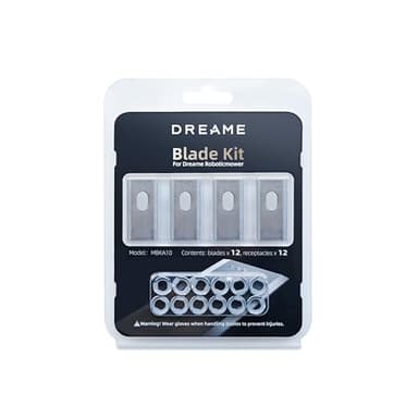 dreame Lame di Ricambio per Robot Tosaerba, Robot Tosaerba A1, Kit di Lame di Rapido Stacco, Acciaio SK5, 12 Pezzi/Kit