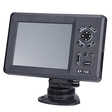 Navigazione con Chartplotter GPS da 7 Pollici,Display LCD a Colori di Facile Utilizzo,Localizzatore GPS,6000 Waypoint,Annunci Vocali,Forniture di Navigazione con Plotter Cartografico per Barche