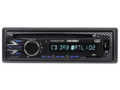 Trevi XCD 5790 DAB Autoradio DAB DAB+ FM, Lettore CD, Bluetooth, USB, SD, AUX-IN, Antenna DAB in dotazione, Nero, One size