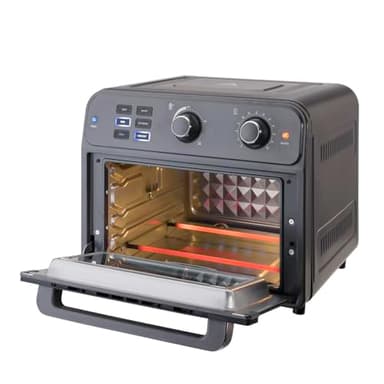 Bimar B220 Friggitrice ad aria, Fornetto elettrico cottura Air Fry, Forno elettrico Prontoforno ventilato 22 litri, Potenza 1800 W, Temperatura max 220°C, 5 programmi di cottura, Frittura senza olio