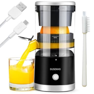 Spremiagrumi Elettrico Estrattore di Succo | USB Portatile | 45W | 70 Decibel | Spazzola per la pulizia | Smontabile