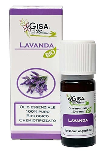 Gisa Wellness - LAVANDA - Olio Essenziale Bio - 100% Puro e Naturale - [10ml] - Alimentare - Aromaterapia - Cura della Persona - Benessere - Made in Italy
