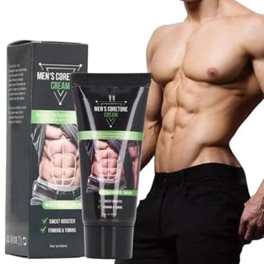Crema Brucia Grassi, Crema Addominale, 3 Pezzi 60ml Crema Brucia Grassi da Uomo Per La Pancia Sudorazione Accelerata Rassodante Dimagrante Crema Per Allenamento del Sudore Riduzione della Cellulite