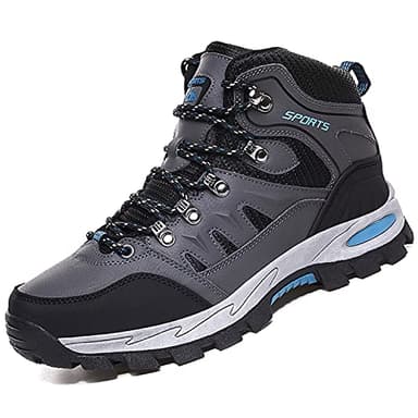 VTASQ Scarpe da Trekking Uomo Donna Arrampicata Sportive Impermeabili Traspiranti Passeggiate Stivali per Antiscivolo Sportive All'aperto Scarpe da Escursionismo A22Grigio 44EU