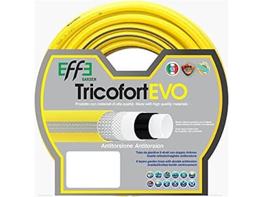 Tubo da Giardino antitorsione professionale 3/4 pollici, mt 50, 6 strati, per Irrigazione, Made in Italy