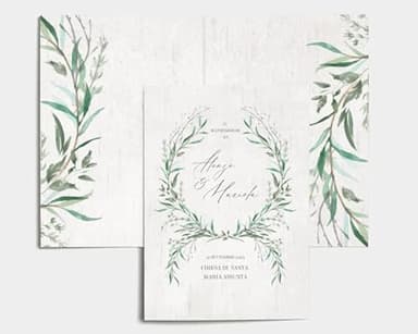 Libretto Cerimonia Nozze CON STAMPA AD ALTA QUALITÁ - Natural Laurel - Libretto messa completamente PERSONALIZZABILE (ANCHE I COLORI) (20)