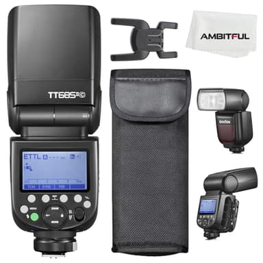 Godox TT685IIC 1/8000s HSS GN Speedlite Flash TTL TCM efficient Conversion Function Built-in Godox 2,4G X System Receiver(TT685IIC for Canon)