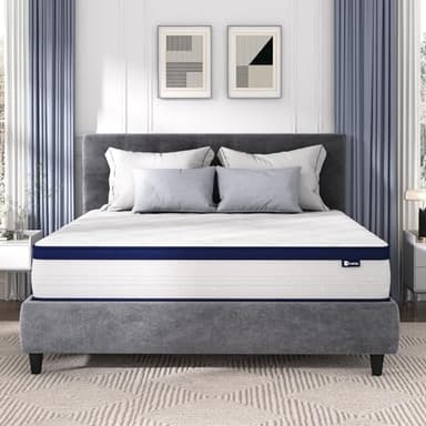Avenco Materasso Matrimoniale 160x190, Altezza 20 cm, Materassi a Molle Indipendenti Insacchettate, Materassi Letto, 3 Zone di Comfort, Rigidità Media (H3), Tessuto Traspirante, Certificato Oeko-Tex