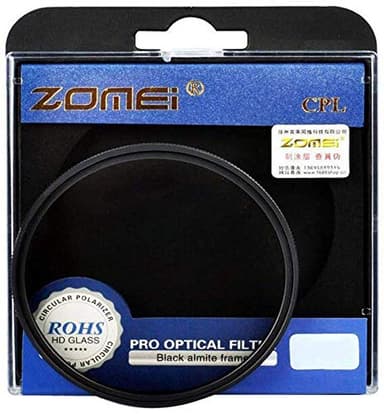 ZOMEI 52 mm CPL polarizzatore circolare polarizzatore fotocamera filtro AGC vetro ottico per Canon Nikon DSLR obiettivo