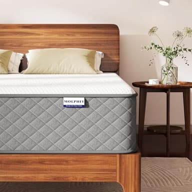 MOLPHIT Single Mattress, Materasso Singolo a Molle Indipendenti Insacchettate & Memory Foam, Alleviamento Punti di Pressione, Traspirante e ErgonomicoIso, Medio-rigido(H3&H4), Materasso (90x200x25 cm)