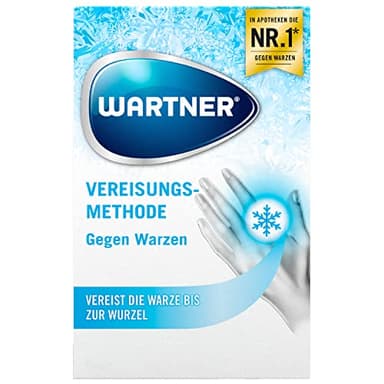 WARTNER Verruche glassa - Spray per il trattamento delle verruche - crioterapia per l'autotrattamento per bambini e adulti - confezione da 1, 1 x 50 ml