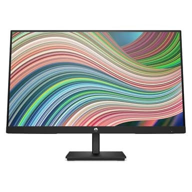 HP V24iE G5 Monitor Full HD da 24" (1920 x 1080, 75 Hz, 5 ms, IPS, 16:9), AMD FreeSync, luce blu bassa, HDMI, VGA, DisplayPort, Joypad OSD, antiriflesso, inclinazione regolabile, nero