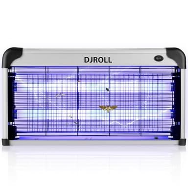 DJROLL Zanzariera Elettrica Lampada Antizanzare da Interno 30W Anti Trappola Zanzare Elettrica Anti Insetti per Casa Ufficio Patio Cucina