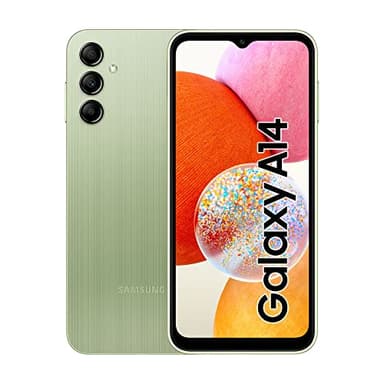 Samsung Galaxy A14 Smartphone Android, Display LCD FHD+ 6.6", 4GB RAM, 128GB Memoria interna espandibile, Batteria 5.000 mAh, Light Green [Versione italiana]