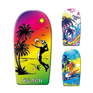 MONDO Toys-Body Board Beach-Tavola da Surf per Bambini, 3 modelli-11231, Multicolore, 94 cm, 11231