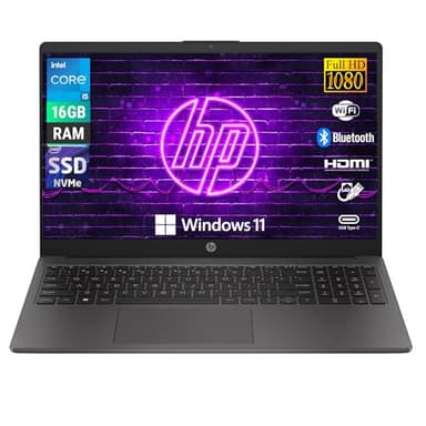 HP 250 G10, Notebook Display 15.6'' FHD, Intel Core i5-1334u 10 Core 3.4Ghz, Ram 16GB, SSD 256GB, Pc Portatile Windows 11