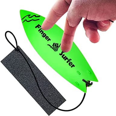 Moageme Tavola da Surf con Le Dita | Tavola da Surf per Auto con Cinturino - Tavola da Surf Deck Finger Surf The Wind, Surf Anywhere Anytime, tavola da Surf da Collezione per Bambini