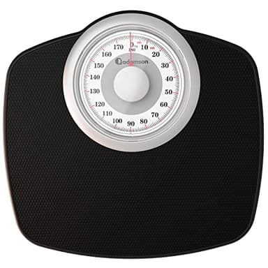 Adamson A25W Bilancia Pesapersone Meccanica, Analogica, Fino a 180 kg, Piedini Anti Scivolo – NUOVA - Durevole, Accurata e precisa – 20 Anni di Garanzia – Camera da Letto e Bagno