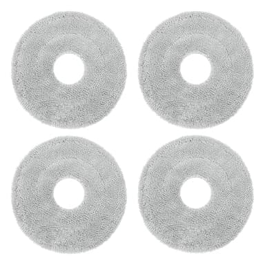 Set Mocio Panni di Ricambio per Aspirapolvere Dreame L10 Ultra/ L10S Pro/ L10S Ultra/ L10S Pro Ultra Heat/ L10 Prime/ L20 L30 L40 L50 Ultra/ X30 X40 X50 Ultra/Mova E30 Ultra P50 Pro Ultra (4 Panni)