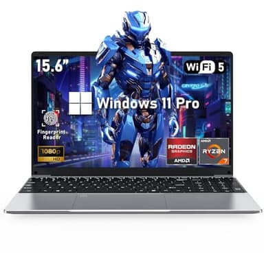 NIAKUN PC Portatile Notebook Gaming, 15.6" Laptops Gaming 16GB RAM 1TB SSD, Computer Portatile Tastiera Retroilluminata, AMD Ryzen 7 5700U Processore(fino a 4.3Ghz), FHD 1920x1080P, 6000mAh, Tipo-C