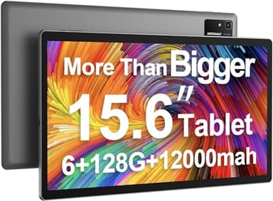 MESWAO 15,6 Pollici Tablet Android 13, MES-B3 Tablet con Helio G99 Octa-Core, 6GB RAM 128GB ROM(1TB TF Estensione), Batteria 12000mAh | Wi-Fi 2.4G/5G, BT5.0 | Fotocamera 32MP | GMS