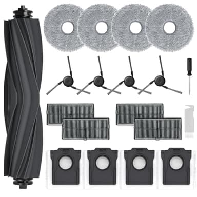 SpeHiate Accessori di Ricambi per Dreame X40 Ultra Complete/ L40 Ultra/ X40 Master/Mova P50 Pro Ultra con 1 Spazzola Principale, 4 Sacchetti, 4 Filtro Hepa, 4 Panni Mop, 4 Spazzole Laterali