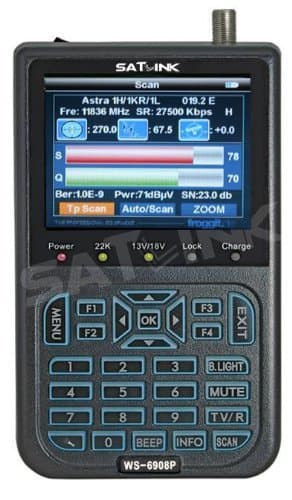 Satlink WS-6908p Professional SAT Misuratore satellitare DVB-S TV