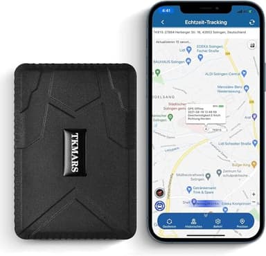 Localizzatore GPS per Auto Senza Abbonamento con APP GPS Tracker 120 Giorni Standby Impermeabile Magnete Potente e Batteria da 10000mAh con Geo-fence Smart Alarm TK915
