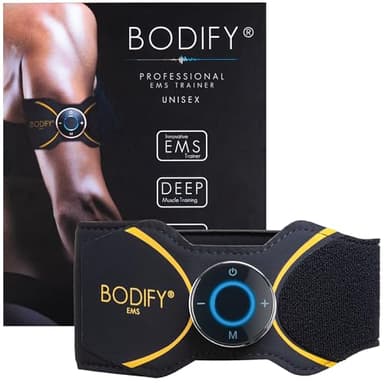Bodify® 2in1 EMS Arm & Leg Trainer Pro - Cintura per Braccia e Gambe - Elettrostimolatore mirato per muscoli di Braccia e Gambe! - Potenziamento Muscolare - Unisex - L’Originale