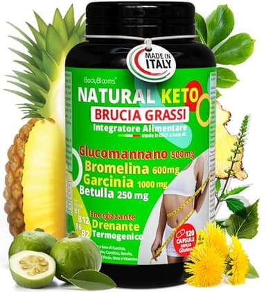 Brucia Grassi Potenti Veloci e Dimagrante forte veloce donna uomo|13 erbe|120 Pillole Dimagranti Veloci e Efficaci|Bruciagrassi dimagrante potente|Drenante forte dimagrante|Pancia piatta| NATURALKETO