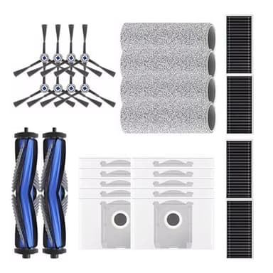 Kit di ricambio accessori compatibili con ECOVACS DEEBOT X8 Pro Omni/X8 Omni Aspirapolvere Parti 28Pcs