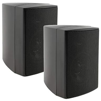 ChiliTec, coppia di altoparlanti da parete a 2 vie, per impianto stereo HiFi, home theatre, 40 Watt, 8 Ohm