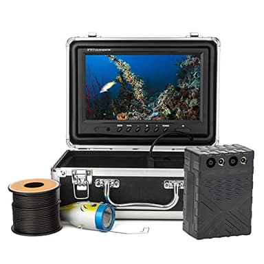 Lixada 1200TVL Underwater Fishing Camera Fish Finder con 12 IR LED 7Inch/9Inch LCD Display 15M/30M/50M Cavo IP68 impermeabile per mare Lake Boat Ice Fishing