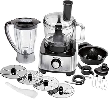 Robot da cucina ProfiCook® 3in1 | frullatore, robot da cucina e spremiagrumi | 1200W | trita, grattugia, impasta | Velocità variabile | apertura di riempimento | 11 accessori inclusi | PC-KM 1063