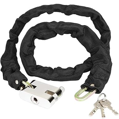 Lucchetto Bici, Diyife Catena per Bicicletta, 101cm Blocco Catena Bici Antifurto, Lucchetto per Bicicletta con 3 Chiavi per Moto, Bicicletta, Passeggini, Scooter, e-bike, MTB (Nero)
