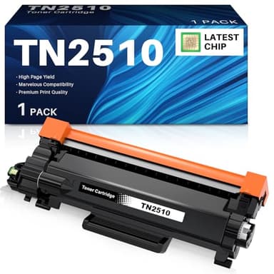 INK4U TN2510 Cartucce di Toner Compatibili per Brother TN 2510, Chip Recente, per DCP-L2627DW HL-L2400DWE DCP-L2627DWXL DCP-L2620DW MFC-L2860DW DCP-L2665DW DCP-L2660DW MFC-L2860DWE DCP-L2627DWE