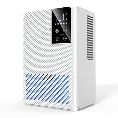 Deumidificatore 2500ML, Deumidificatore Casa Muffa Elettrico, Ultra Silenzioso, Spegnimento Automatico, Purificatore Dell'aria, Contro Umidità e Muffa per Camera da Letto, Bagno, Casa