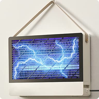 Spettro Ibrido Silenzioso 20W Lampada Antizanzare Elettrico Zanzariera Elettrica Lampada Zanzare Interno Ammazza Zanzare Cattura Acchiappa Uccidi Anti Trappola per Mosche Con 2 Lampadine di Ricambio