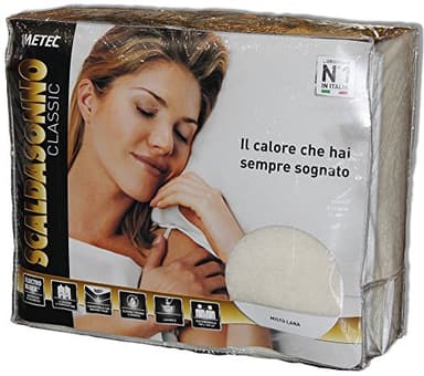 Imetec 1023 Scaldasonno Classic Misto Lana Letto Singolo o Matrimoniale Due Piazze
